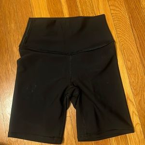 Abercrombie + fitch black bike shorts. Size xs